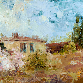 Дом из окна