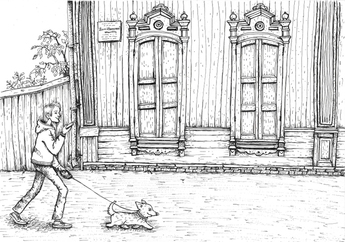 В городе Т. Ставни дома Ивановых. 