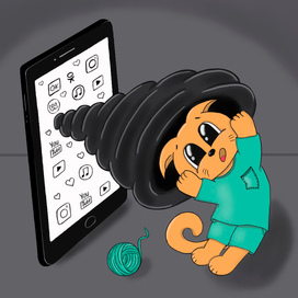 Дети в телефоне