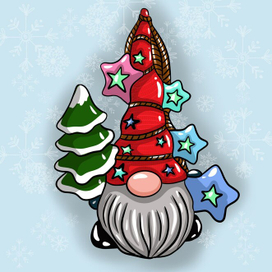 Новогодний гном