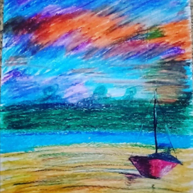 Кораблик, плывущий на встречу мечте