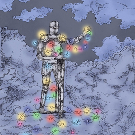 Красочная гирлянда