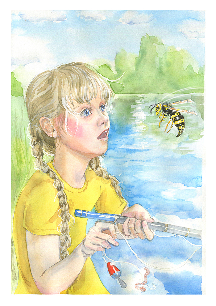 Иллюстрация для книги Юлии Чернухиной "Волшебные Витражи"