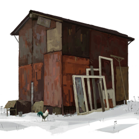 Старый гараж