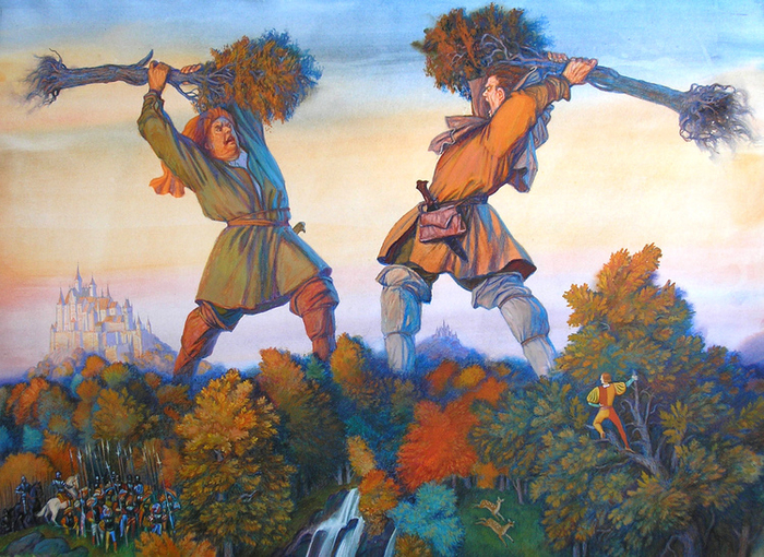 Битва великанов.