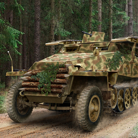 Sd.Kfz.251-7 ( box art for Das Werk )