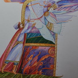 ІІлюстрація до "Царівни-Жаби", для видавництва «Міkko»(Харків), 2012рік