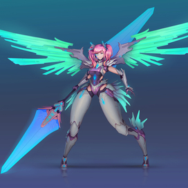 Aurora - Оригинальный концепт-арт. Xenoblade Chronicles 2