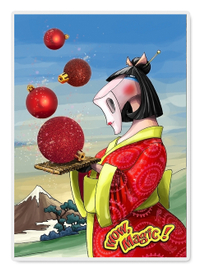 Иллюстрация для каталога сувенирной новогодней продукции.