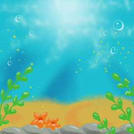 Фон - морское дно