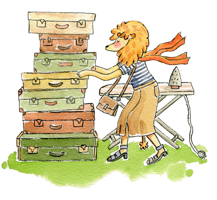 Львица Маруся. Иллюстрация к моей сказке "Самый добрый лев в мире".