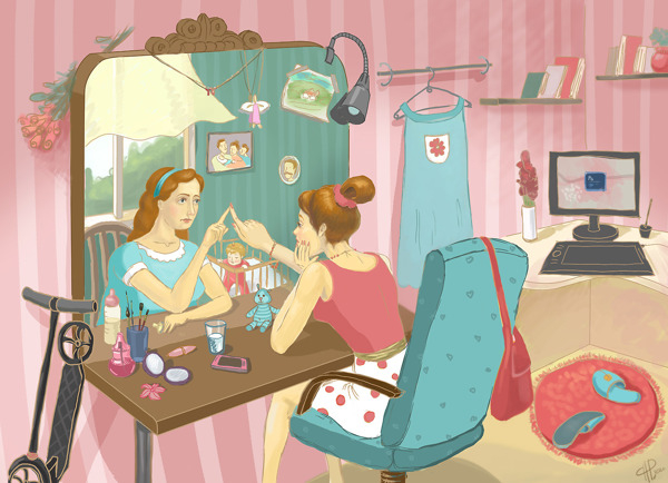 Мечты молодой девушки