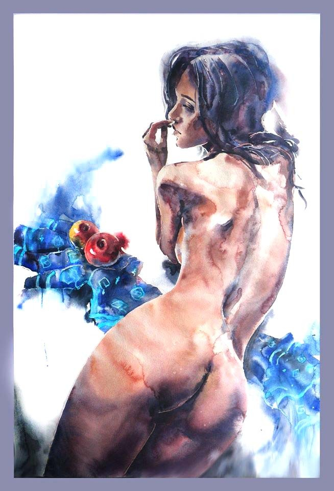 apples 75х100 watercolor