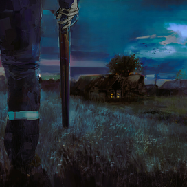 "Good night" | "Спокойной ночи"