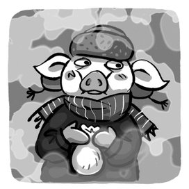 хрюша в тумане