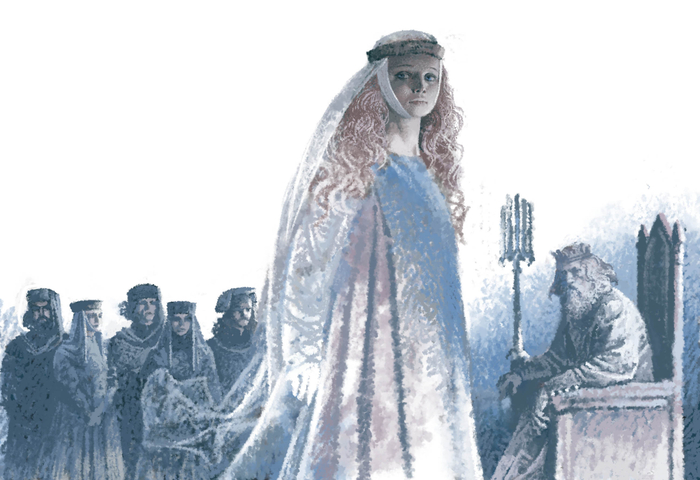 Король Лир. Эскиз. Корделия