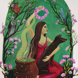 лесная женщина