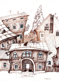 Чёрный кот, белая кошка...