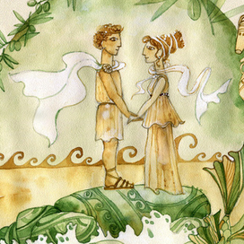 Наталья и Владимир Пересвет. Греческая сказка.