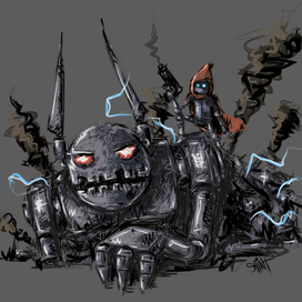 Векторная графика "Красная шапочка"