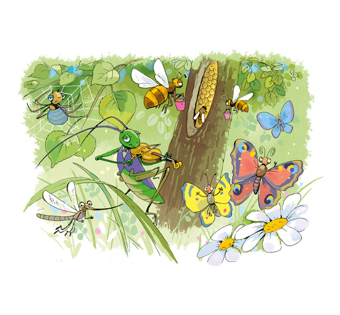 Лесные насекомые