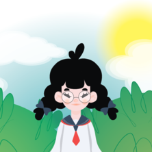 Японская школьница