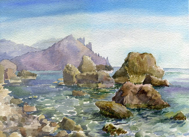 Камни и море