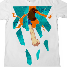 Эскиз принта Юли Черновой