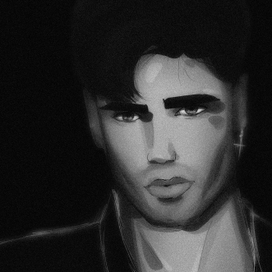 Мужчина в чб