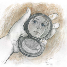 Автопортрет между экзаменами во ВГИК