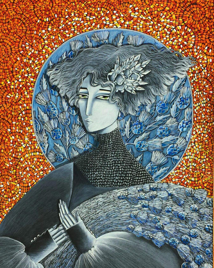 Дама в сером 