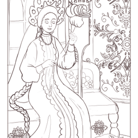 Эскизы к сказкам С. Нежиной