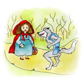 Красная шапочка "На пути к бабушке