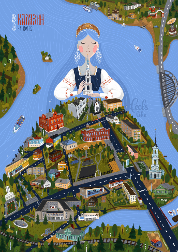 Калязин на р.Волге