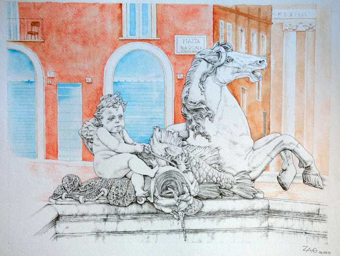 Фонтан четырех рек