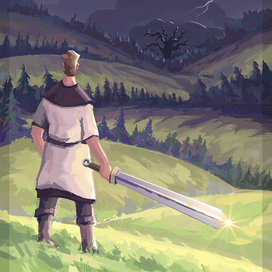 " Вон она где нечисть хоронится, сейчас отведают силушки богатырской..."