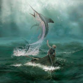 Старик и море..