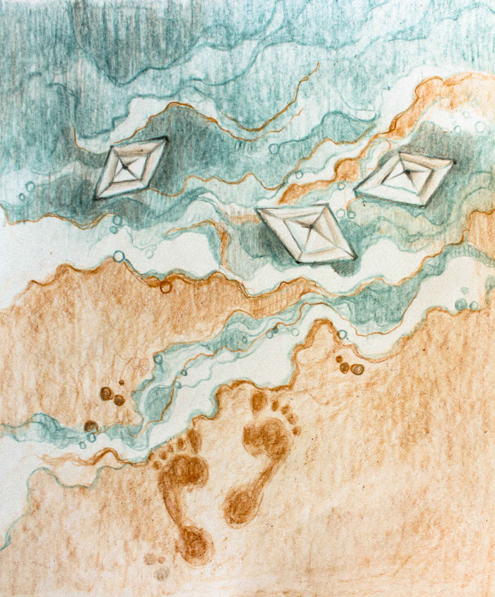 Бумажные кораблики