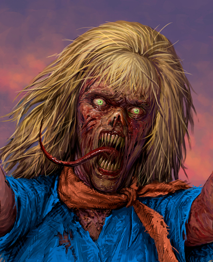 Фрагмент работы над обложкой к сборнику рассказов "Чёрная звезда".