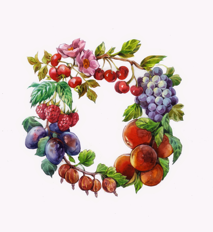 Ягодный венок