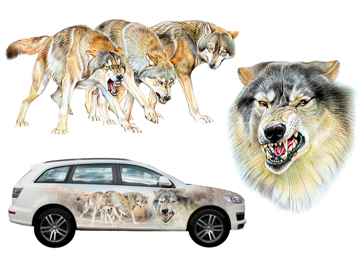 Волки (правая сторона)