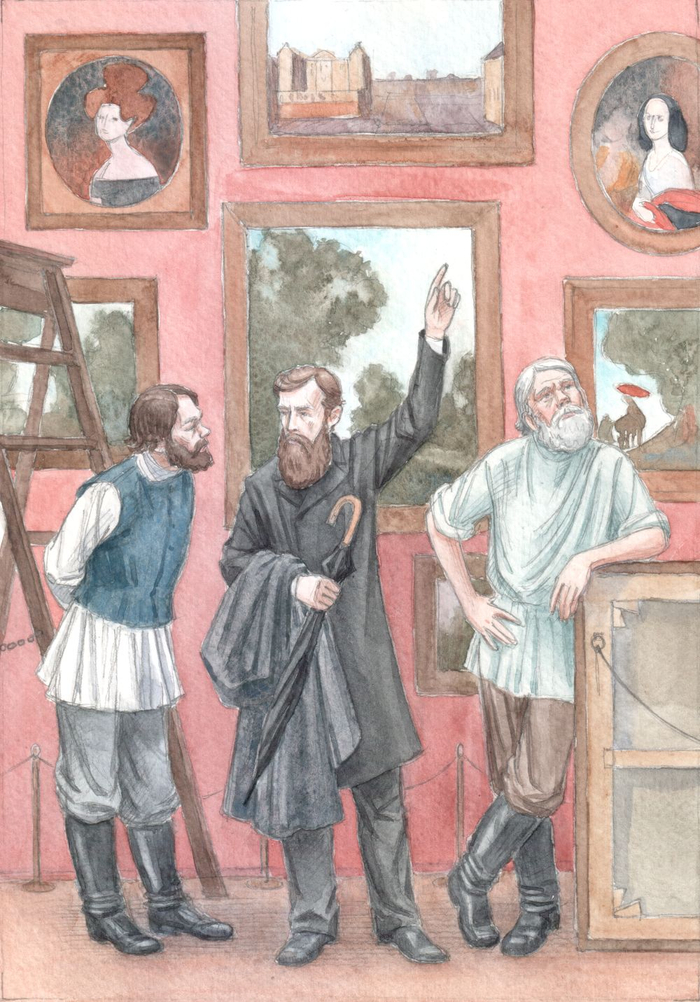 "Братья Третьяковы, основатели Третьяковской галереи"