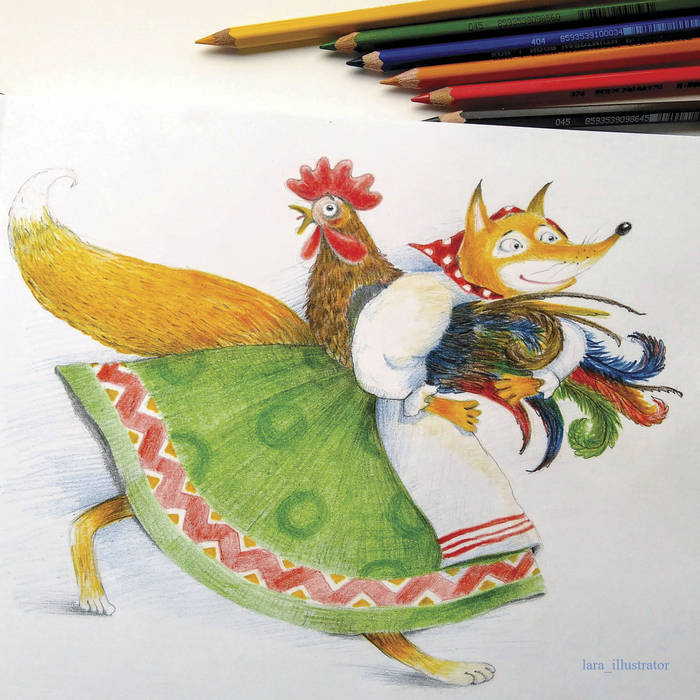 "Но тут лиса бежала, а может не бежала...."