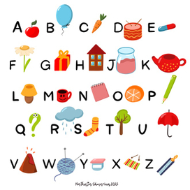 Алфавит для школы английского языка 