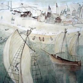 &quot;Как Уйма в город на свадьбу пошла&quot; Писахов.