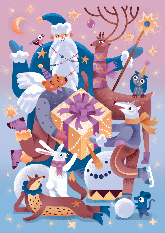 Новогодняя иллюстрация 