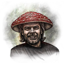 Роман Милованов — человек и мухомор.