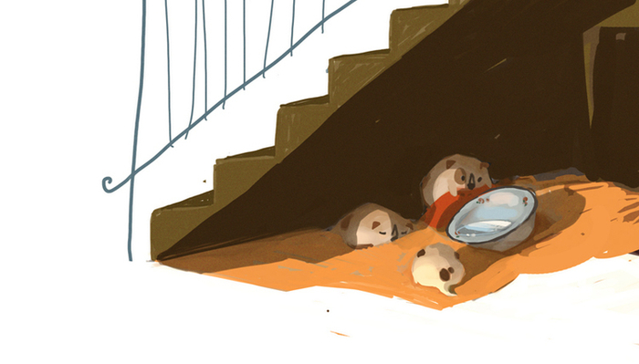 Щенята под платформой Крюково