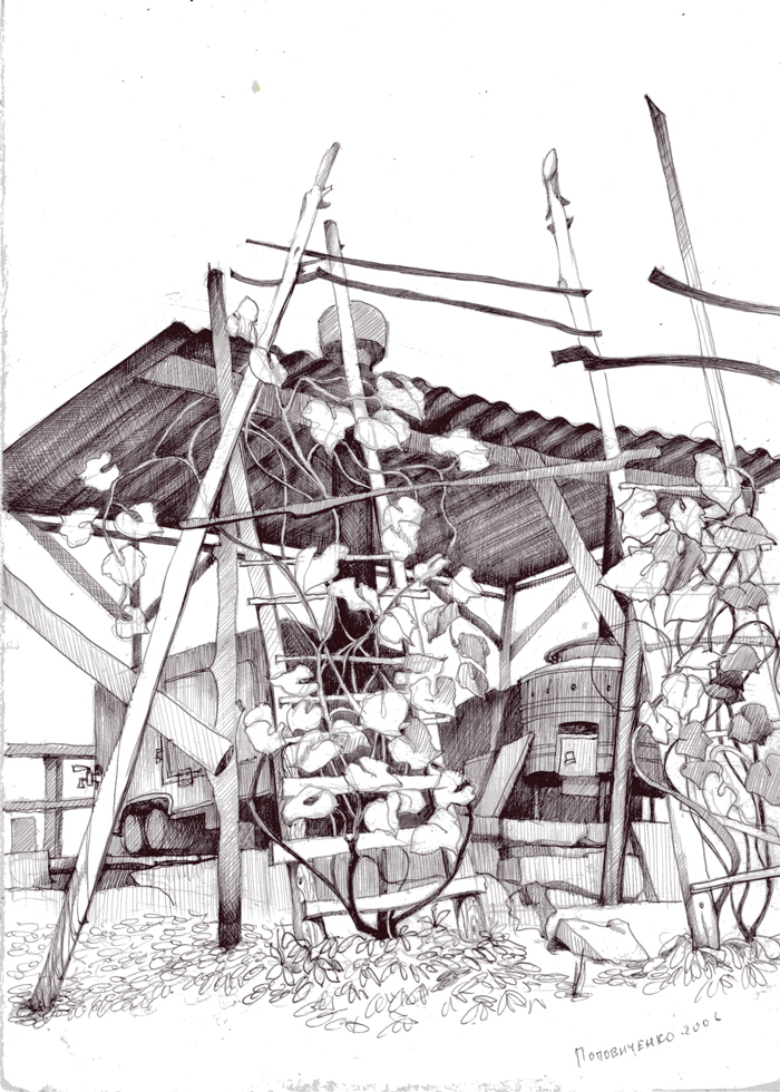 Бакота, кухня на пленере