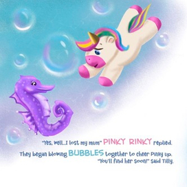 Иллюстрация к книге Pinky Rinky and a whole new world